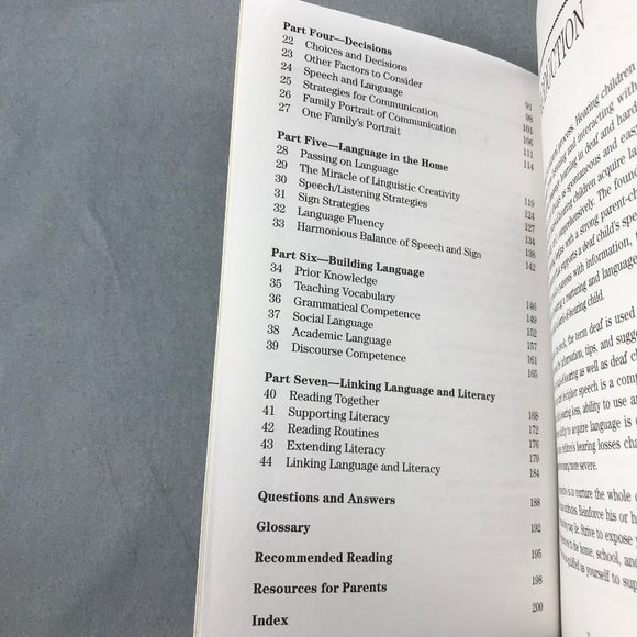 Keys to Raising a Deaf Child Barron's Book Virginia Frazier-Maiwald LM Williams - Picture 3 of 4